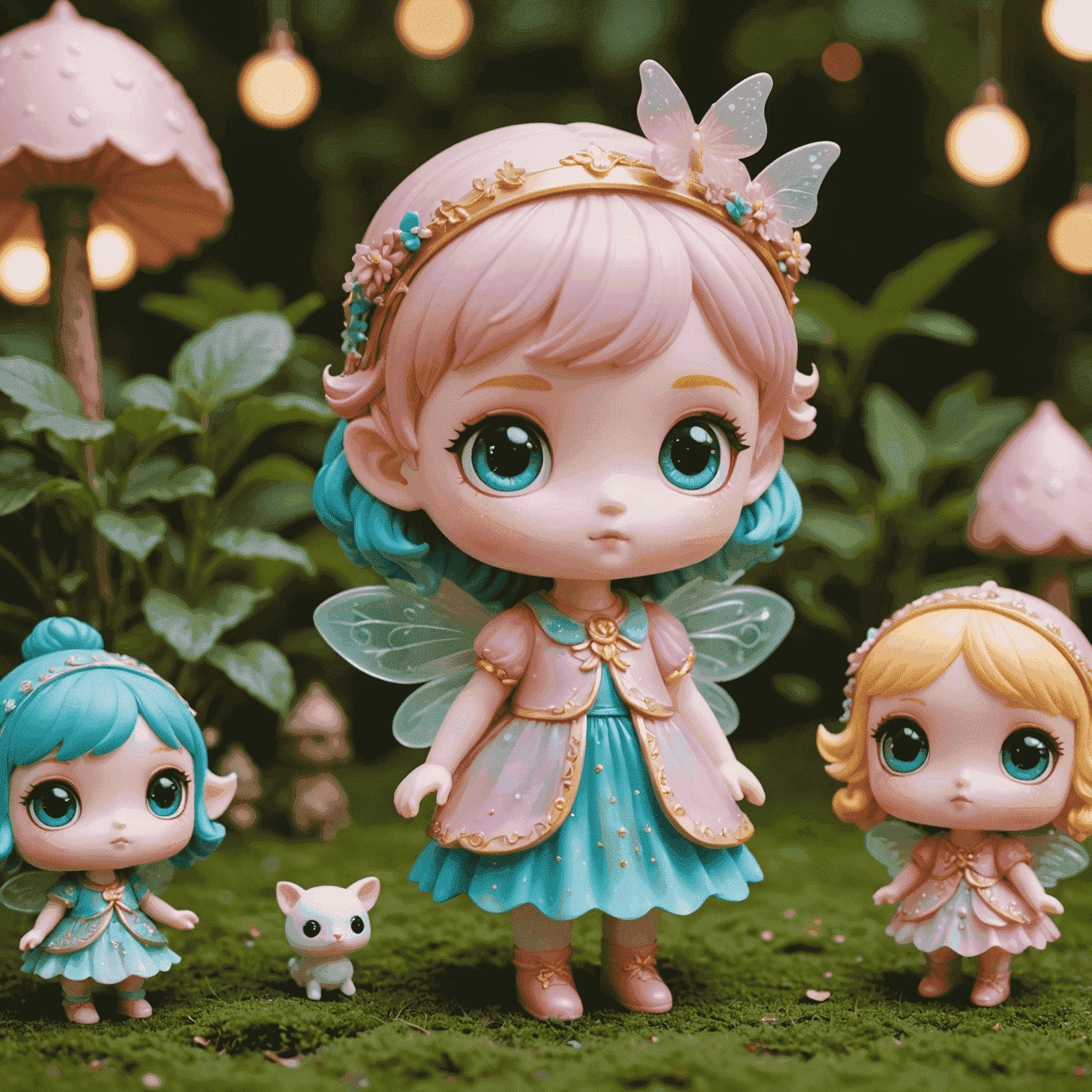 Pop Mart PUCKY Series - Dreamy fairy-like figures with large eyes and magical themes